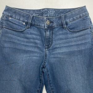 THE LIMITED Women’s 2 Crop 312 Stretch Blue Jeans